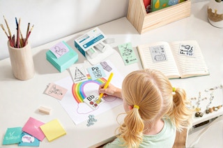 Mini Bluetooth Sticker Printer Set B0FLXQ8D69