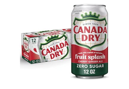 Canada Dry Soda 12-Pack