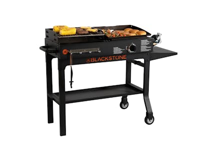 Blackstone Duo Propane Griddle and Charcoal Grill Combo