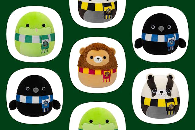 New Harry Potter Squishmallows — Available NOW at Aldi for $9.99 card image