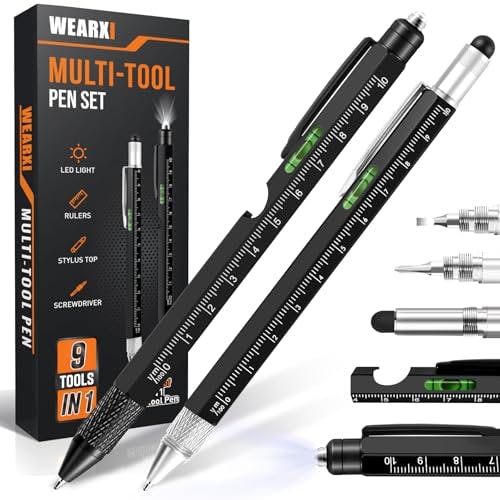 9-in-1 Multitool Pen 2-Pack