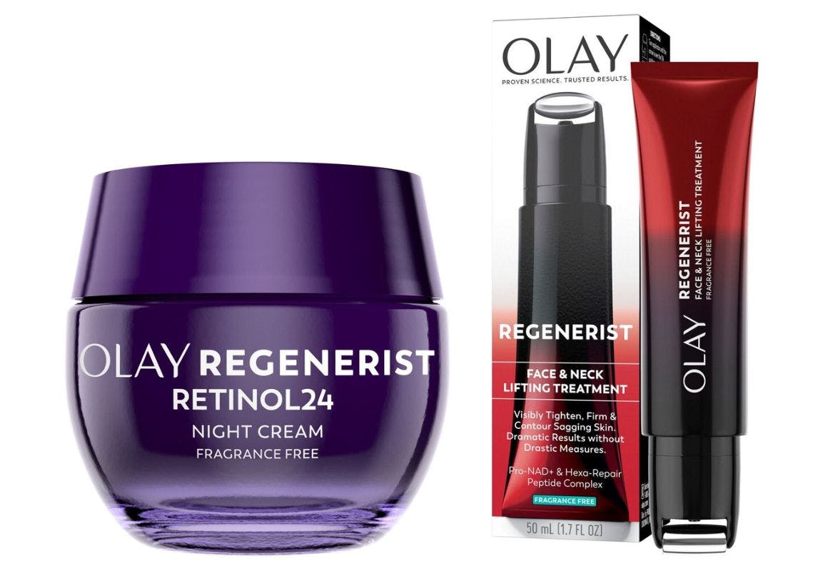 2 Olay Skincare Products