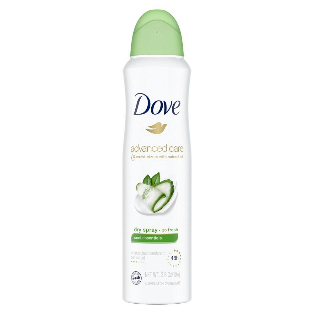 2 Dove Dry Sprays