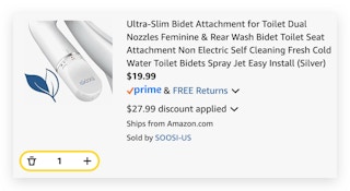 Ultra-Slim Bidet