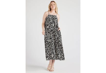 Time and Tru Women's Tiered Dress