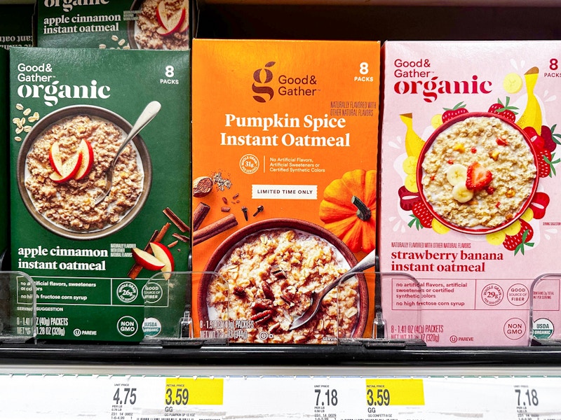 pumpkin spice Good & Gather oatmeal at Target