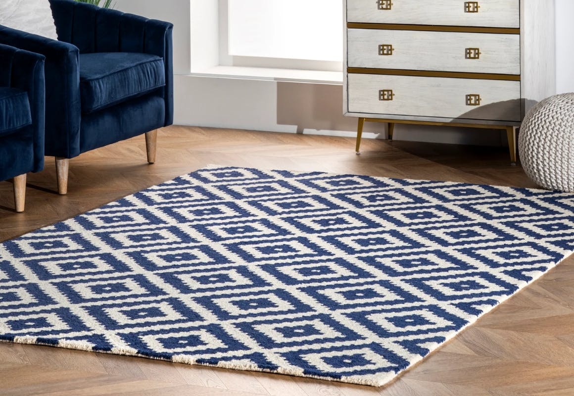 NuLoom Hand Tufted Navy Rug