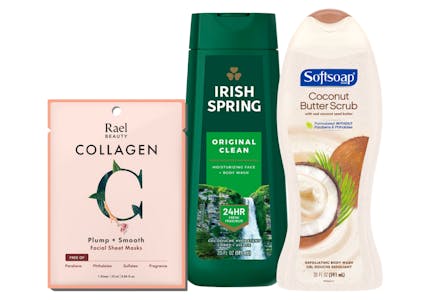 2 Body Wash + 1 Sheet Mask