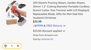 Electric Pruning Shears