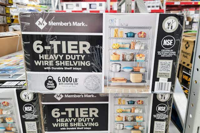 Member's Mark 6-Tier Heavy-Duty Shelving, Only $99.98 at Sam's Club card image