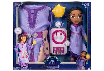 Disney Wish Asha Doll and Dress-Up Set