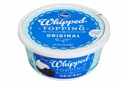 Kroger Whipped Topping