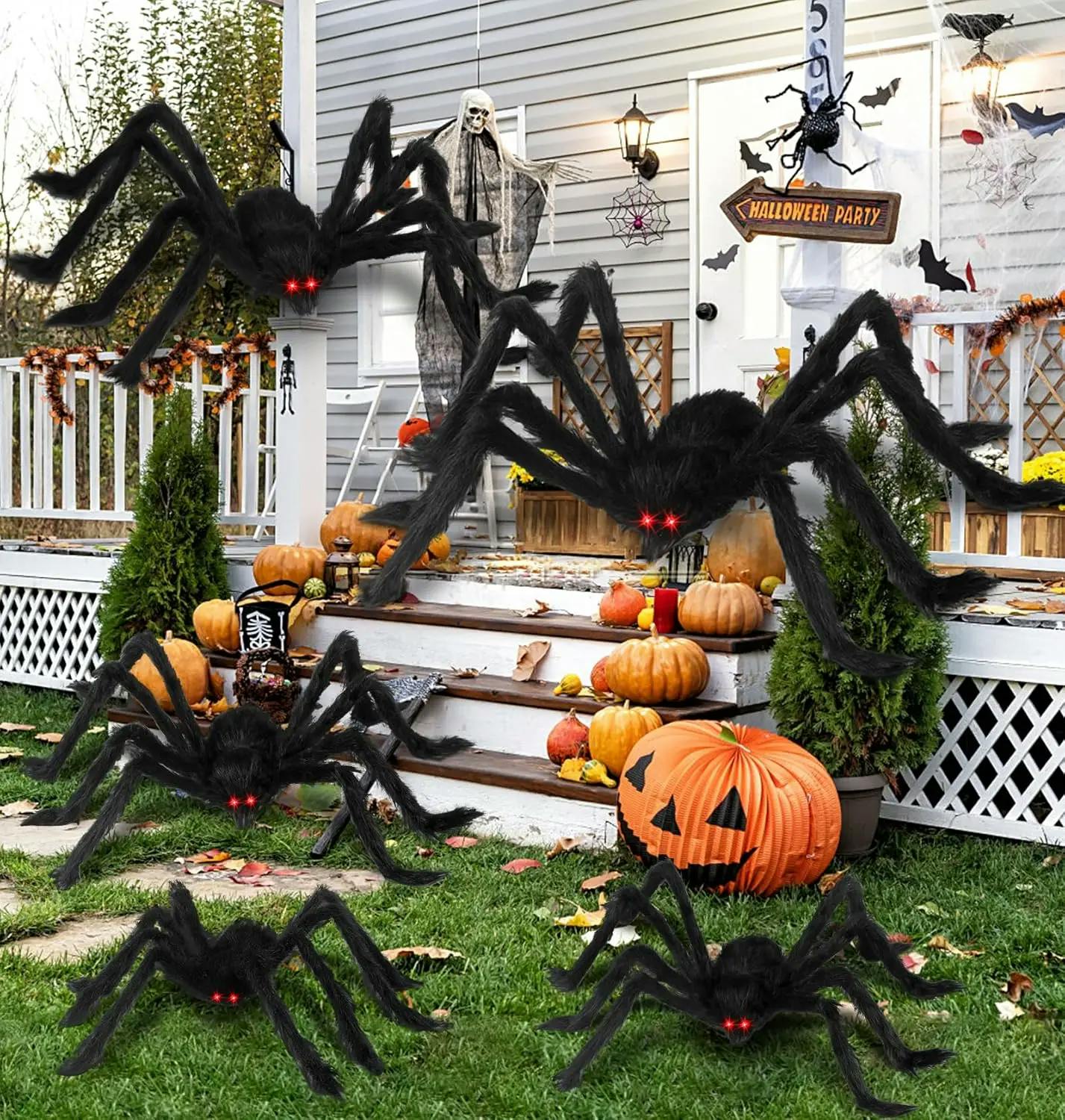 Black Plush Spider