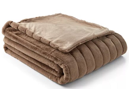 Hotel Collection Faux Fur Blanket