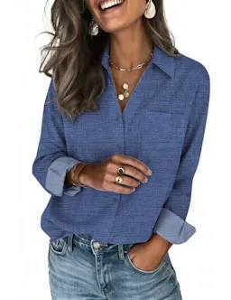 Women's Long Sleeve Dress Shirt