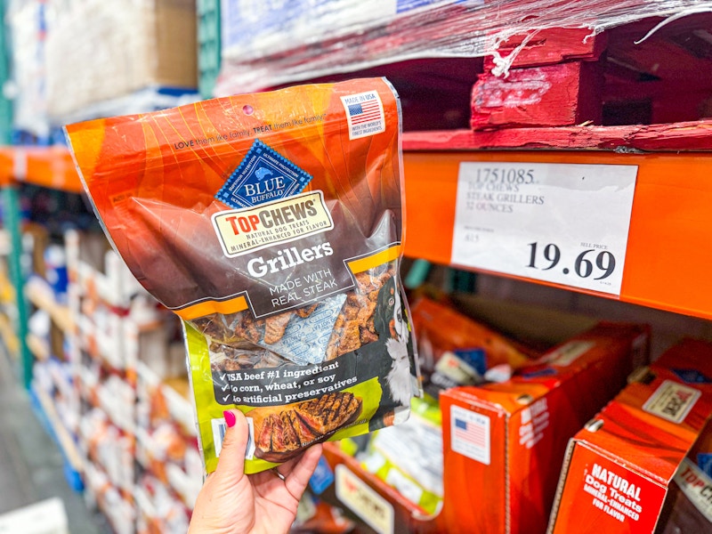 costco blue buffalo top chews grillers dog treats