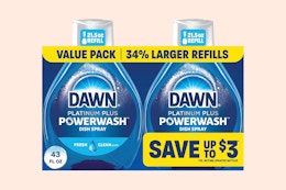 Dawn Platinum Plus Powerwash Refills, as Low as $5.96 on Amazon card image