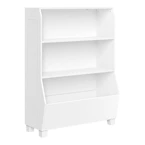 Kids Bookshelf with Storage Bins