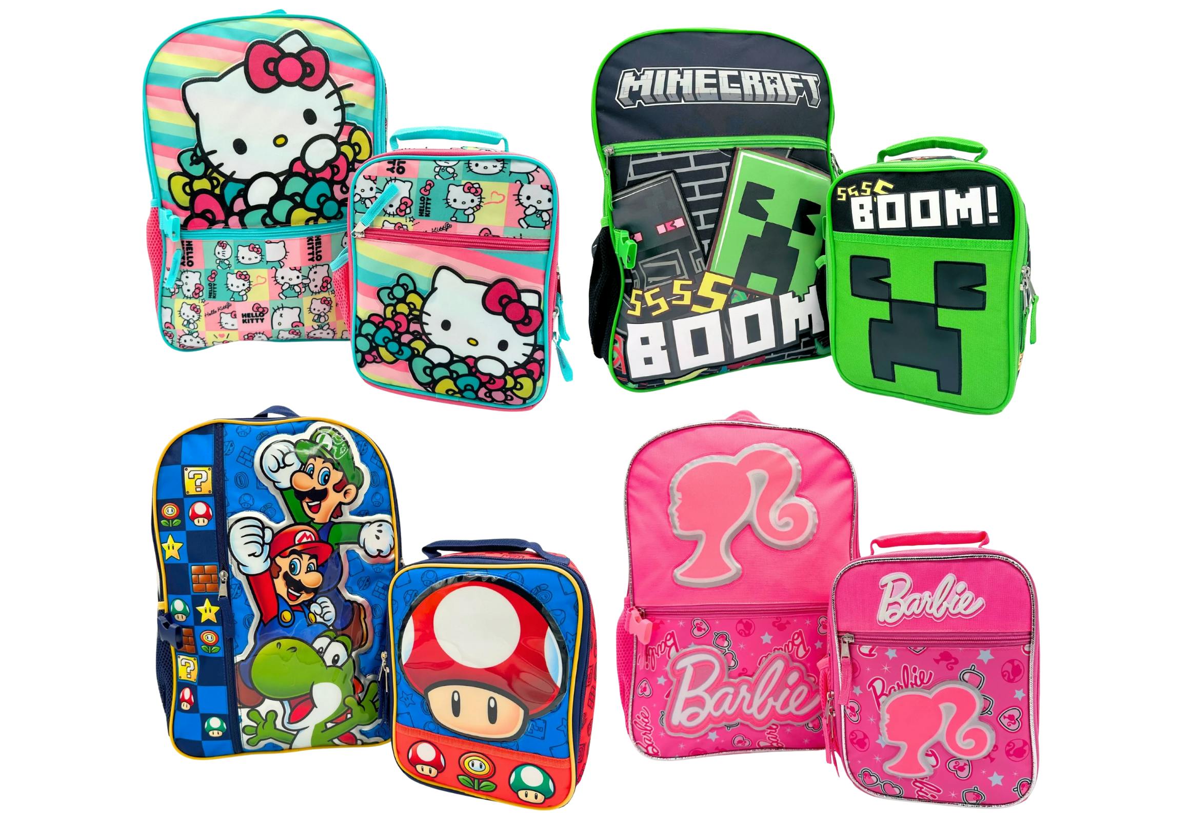 Kids' Character Backpack Set