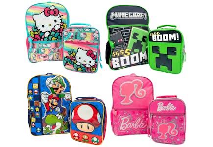 Kids' Character Backpack Set