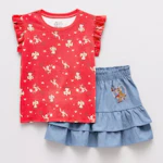 Disney Kids' Jessie Skirt Set