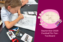 JCPenney Kids Zone Event Is Sept. 13 — Make a Football Tic-Tac-Toe Board card image