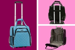 3 colors and ways to use the RockCity Softside carry on suitcase
