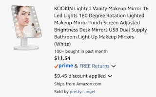 Amazon Lighted Vanity Makeup Mirror 2026 2