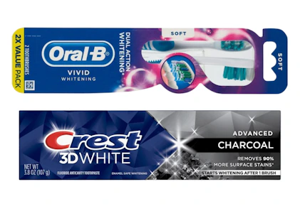 1 Crest + 1 Oral-B