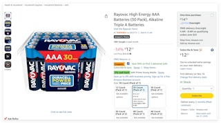 Rayovac AAA Batteries