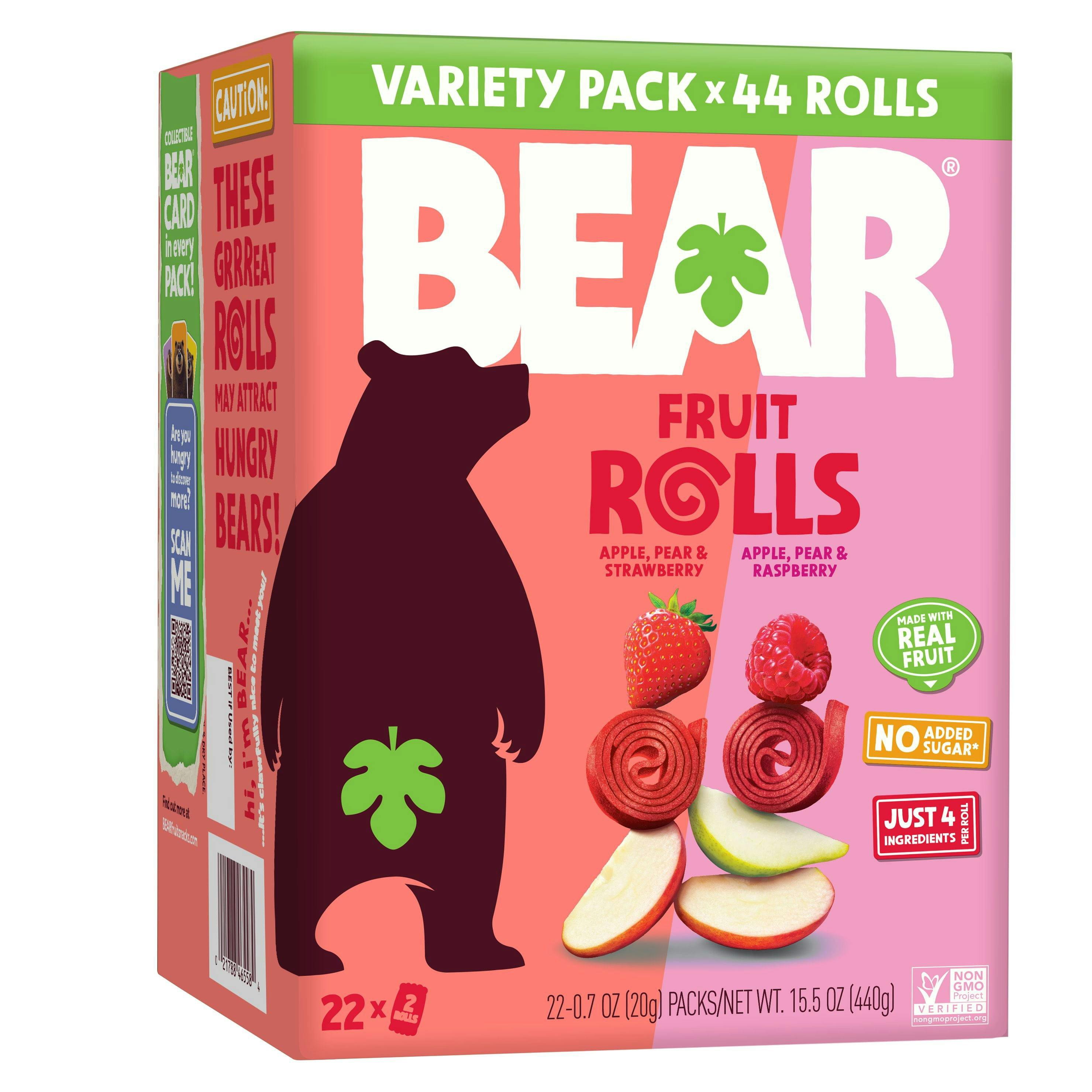 BEAR Fruit Rolls 22-Pack