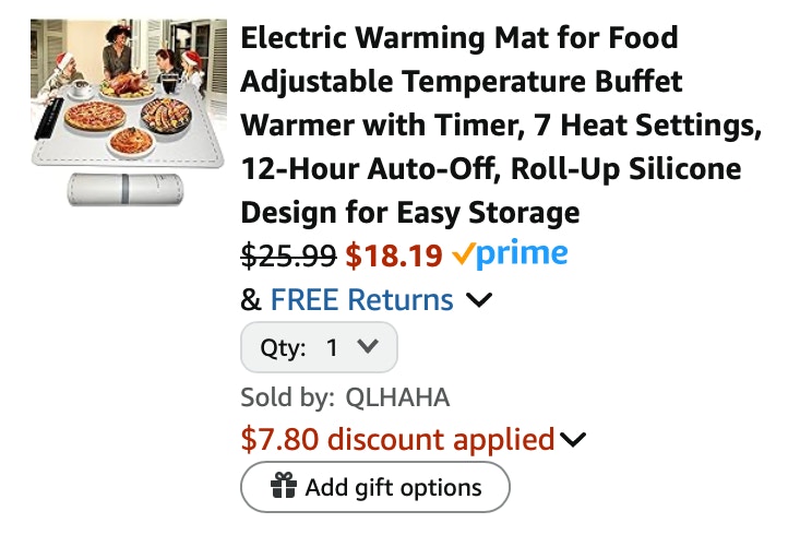 Amazon Electric Warming Mat 2025