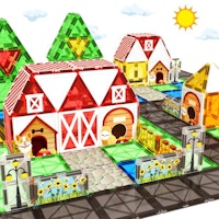 Kids' Magnetic Tiles Farm Set