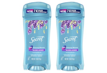 2 Secret Deodorants