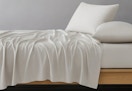 white sheet set