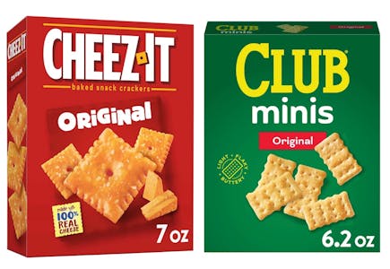 1 Cheez-It + 1 Club Crackers
