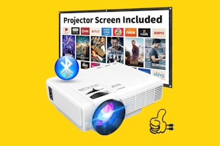 projector screen and projector