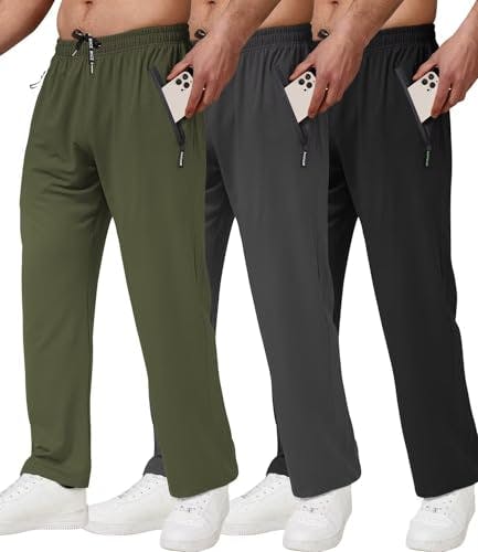Men's Athletic Pants 3-Pack