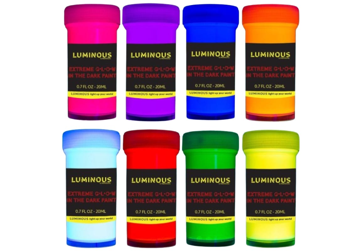 Glow in The Dark Paint Set
