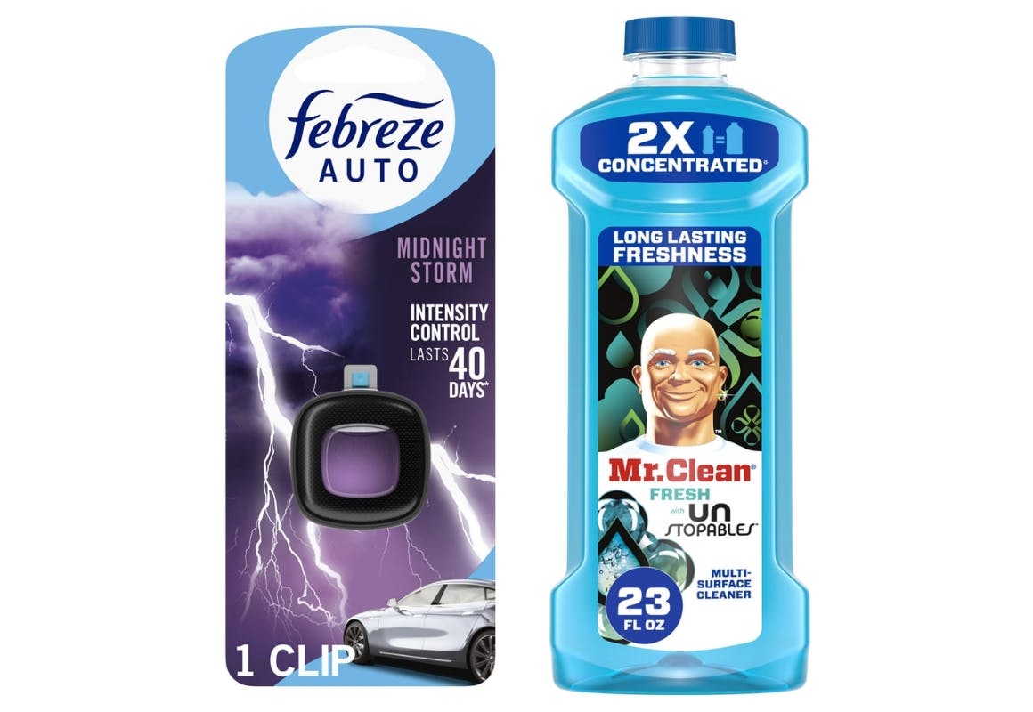 1 Febreze + 1 Mr. Clean