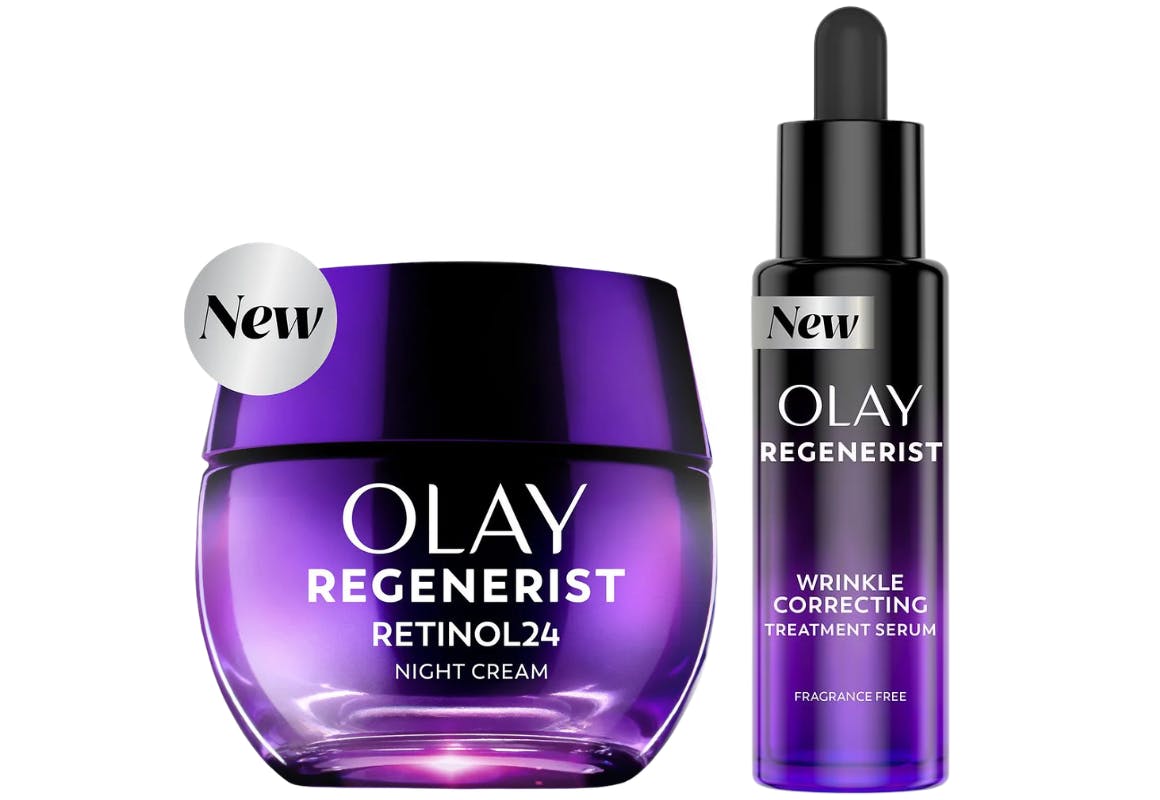 2 Olay Regenerist Skincare Products