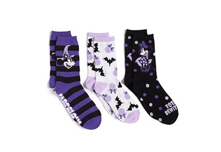 Disney Women's Halloween Sock Pack