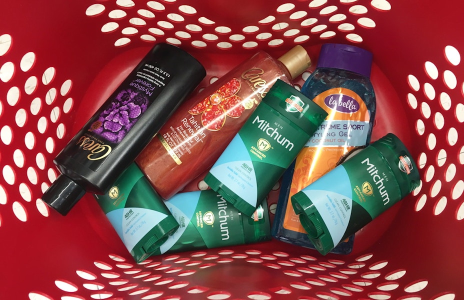 basket with personal care items