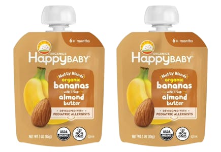 2 Happy Baby Baby Food Pouches