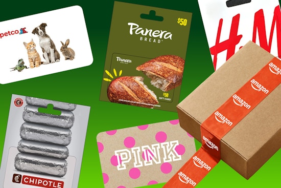 $50 Gift Cards: Prices Start at $40 on Amazon (Panera, Bath & Body Works, More)