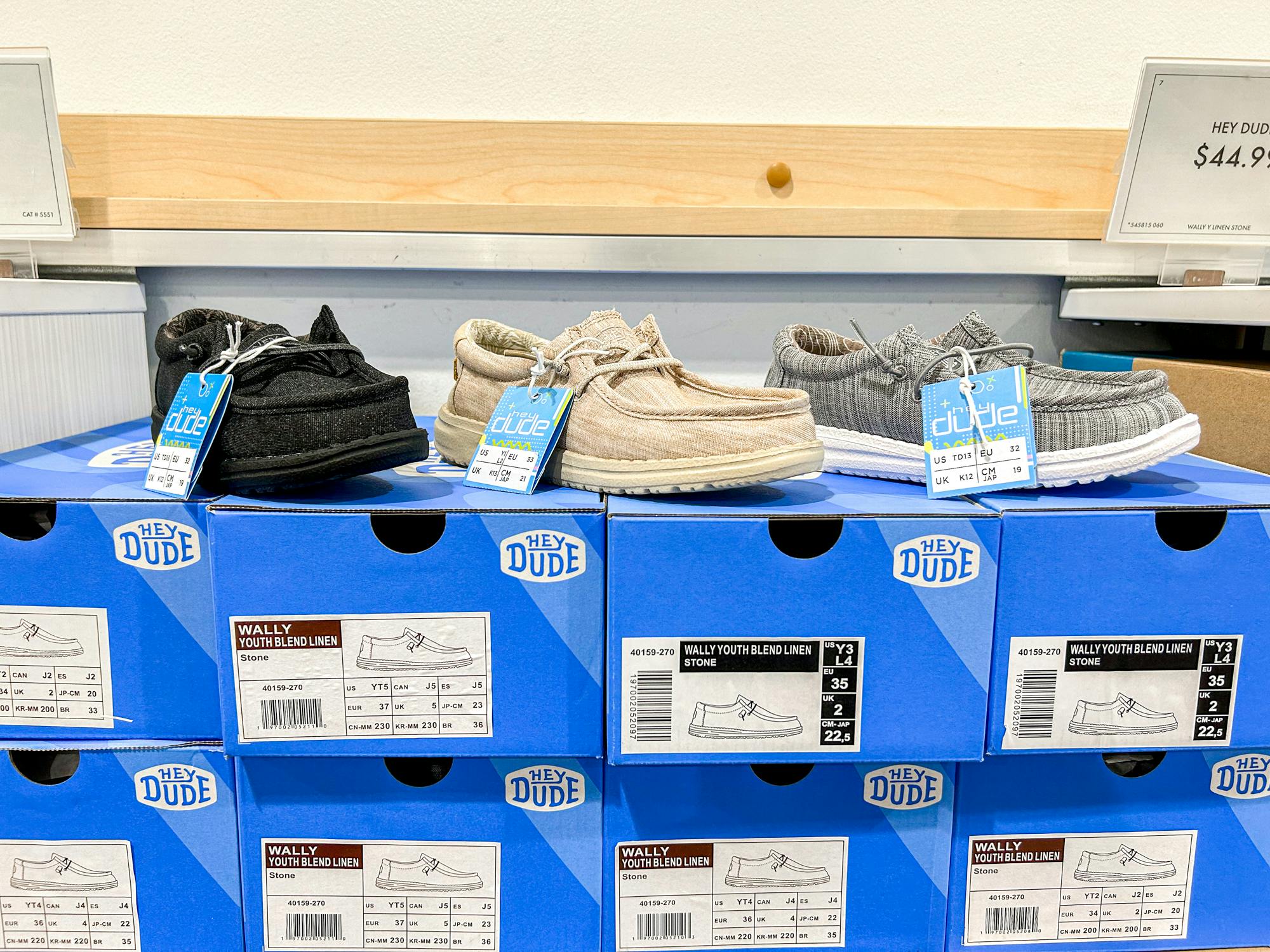 25 Hey Dude Big Kids' Shoes Upgraded Shipping Arrives Before