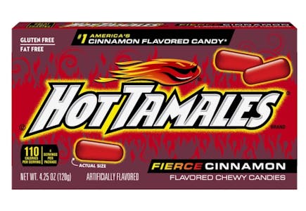 4 Hot Tamales Candy Boxes