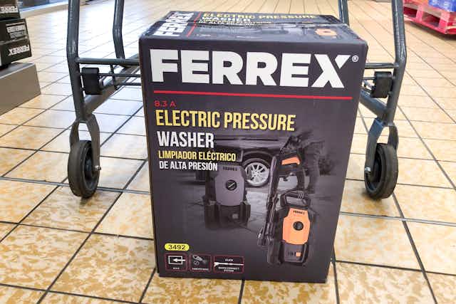 Ferrex Electric Pressure Washer, Just $59.99 at Aldi card image