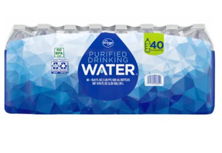 Kroger Bottled Water 40-Pack