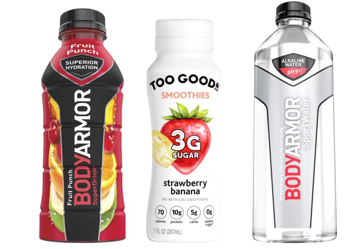 3 Two Good + 4 Body Armor Drinks